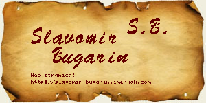Slavomir Bugarin vizit kartica